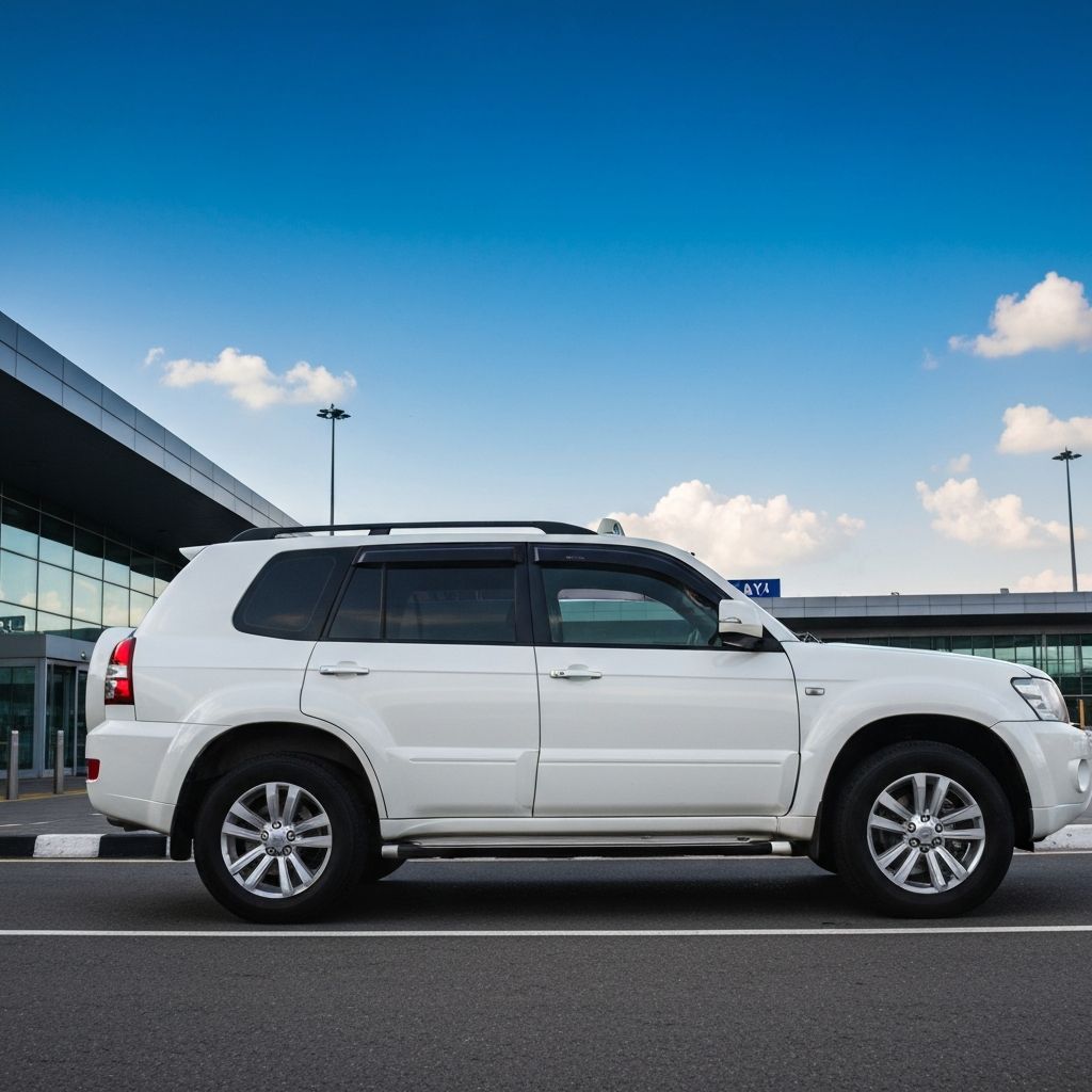 Taxi waiting at airport